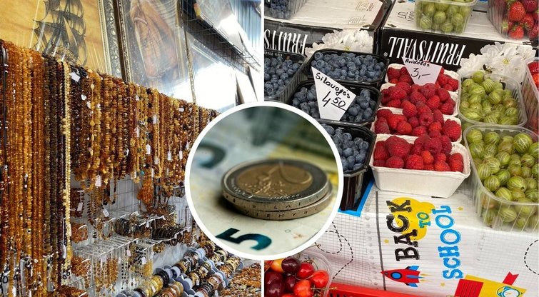 Palangos turgaus prekeiviai skaičiuoja, ar pajėgs išgyventi: rusai pirkdavo viską, o lietuviai derasi dėl 50 centų
