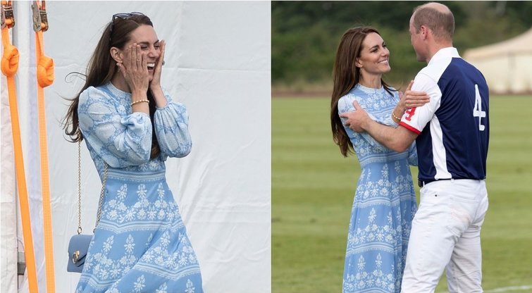 Kate Middleton viešai pademonstravo jausmus vyrui: užfiksuotas bučinys