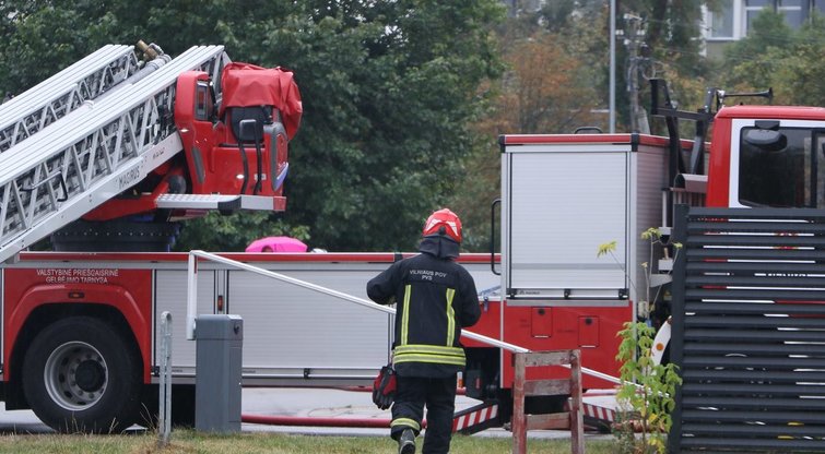 Tragiškas gaisras Vilniaus rajone: žuvo moteris